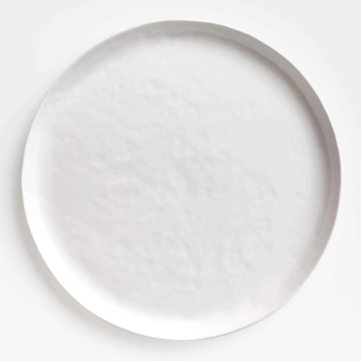 Mercer Matte White Porcelain Round Platter + Reviews | Crate & Barrel | Crate & Barrel