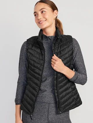 Narrow-Channel Quilted Puffer Vest for Women | Old Navy (US)