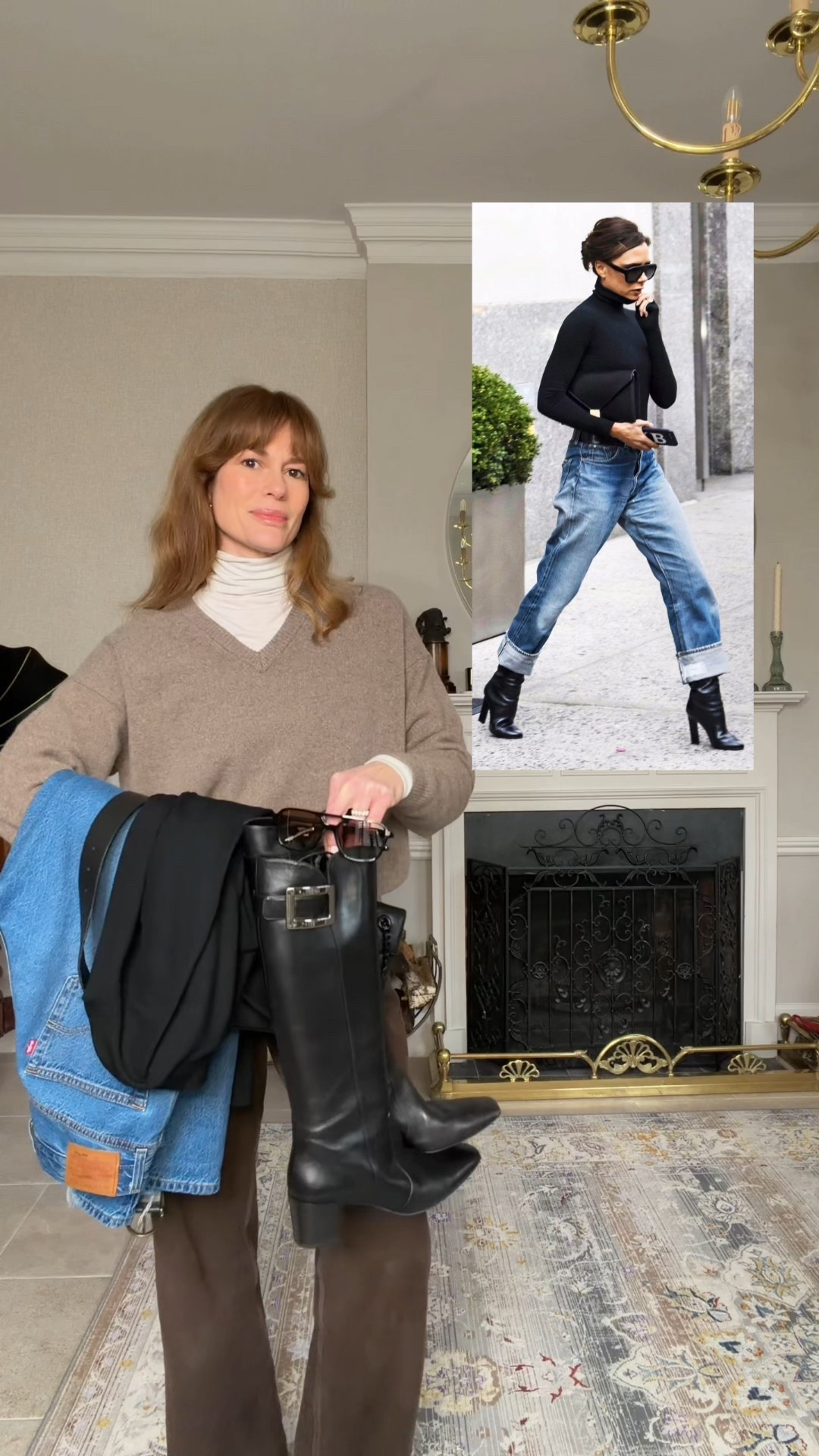 Recreating Victoria Beckham outfits
Levi’s 501’s
Turtleneck bodysuit 

#LTKuk #LTKstyletip