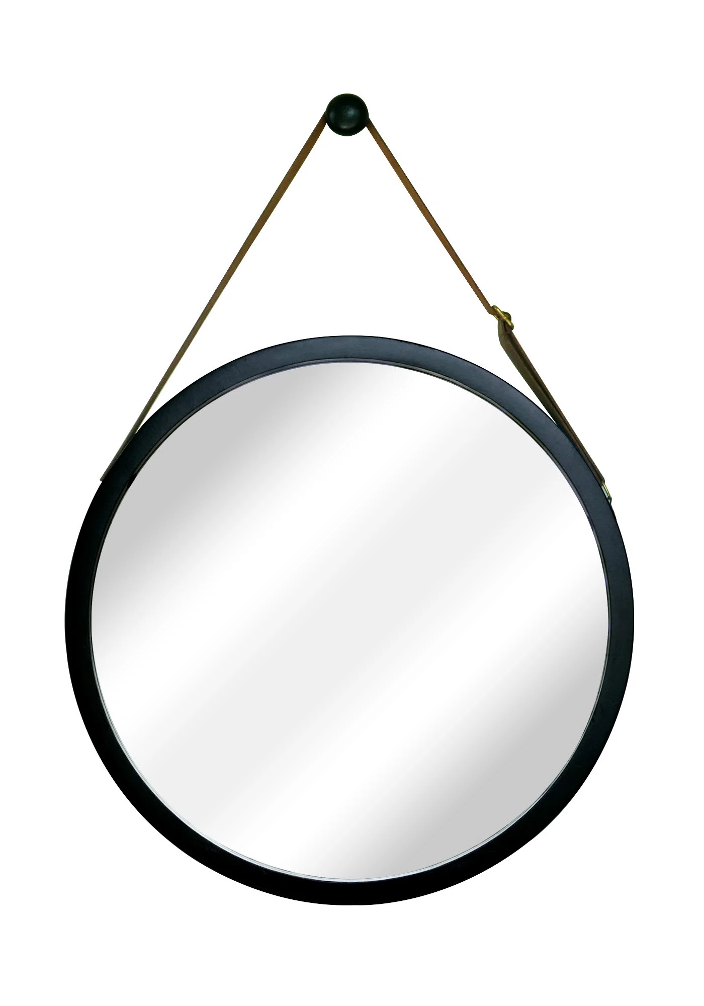 Jeffrey Wood Flat Wall Mirror | Wayfair North America