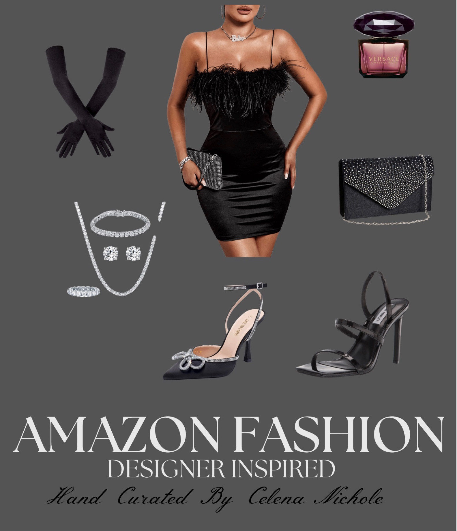 Birthday Fit! My 28th birthday is 04/22/2023 can’t wait to celebrate in this little number. 

Who else loves this look?!

Classy, elegant, & stunning 🖤

#classy #elegant #black #diamonds #fashion #birthday #sexy #glow #birthdayfit #feathers #gloves #amazonfinds #amazonfind #amazonmusthaves 

#LTKunder100 #LTKFind #LTKstyletip