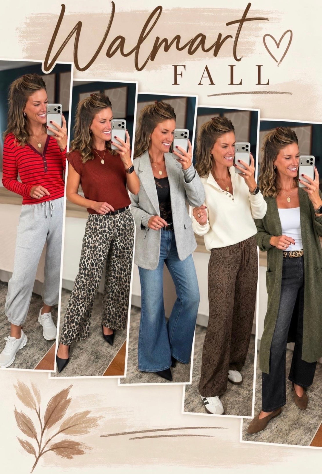 Once again, Walmart is making it way too easy to refresh your fall wardrobe without spending a fortune! 🤎

Which one are you adding to cart first?! 🛒
Tops/ small
Joggers/ small
Pants/ small 
Jeans/ 8
@Walmart 
#LTKSeasonal #LTKOver40
