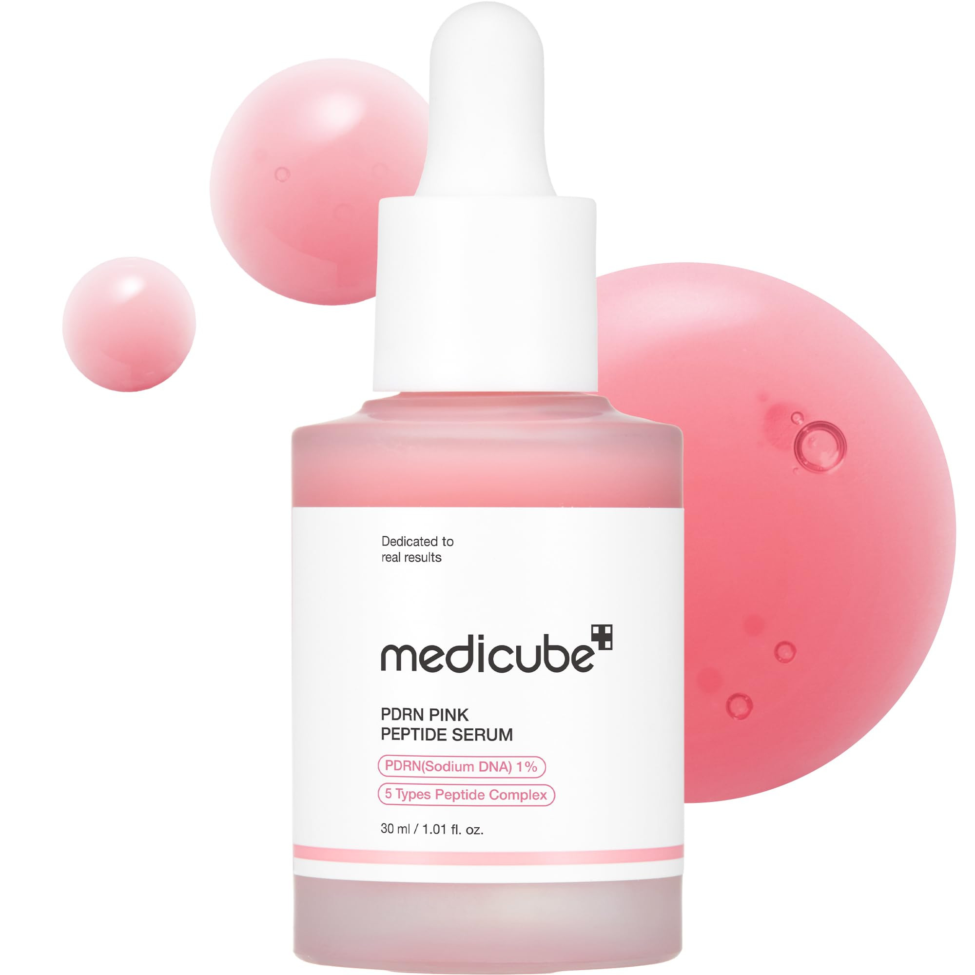 medicube Salmon DNA PDRN Pink Peptide Serum, Pink glow serum, Peptide, Niacinamide, Hydrating & M... | Amazon (US)