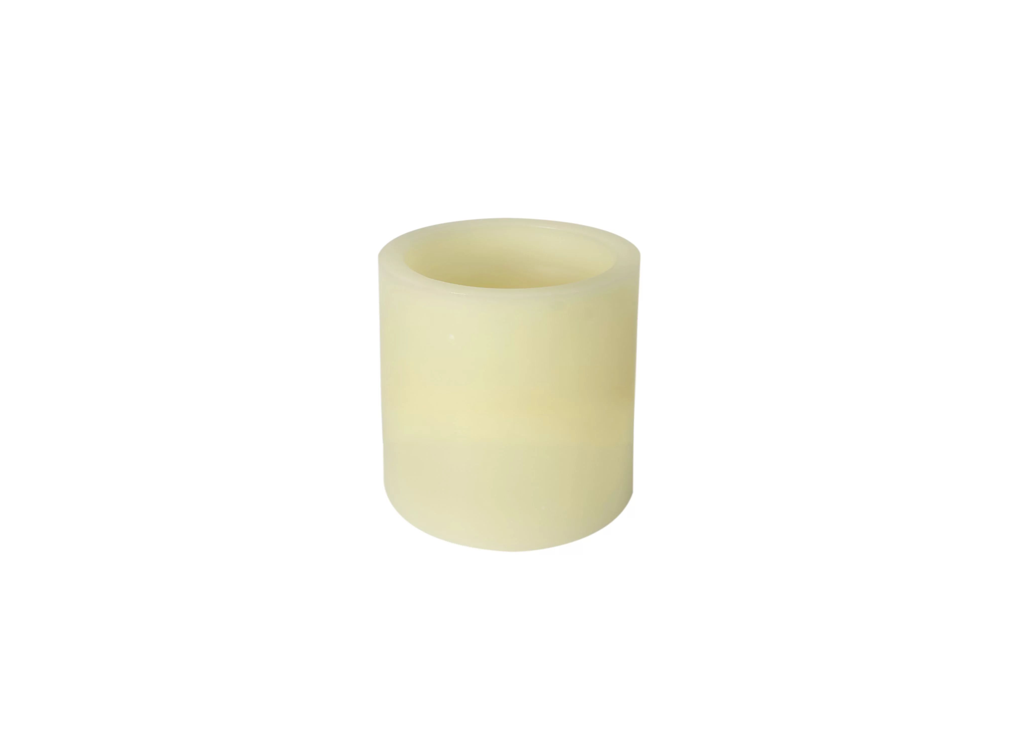 Mainstays 3x4 Inch Flameless LED Pillar Candle, Ivory Color, No Scent, Single Pack - Walmart.com | Walmart (US)