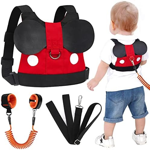 Amazon.com : Accmor Toddler Leash Harness, Child Harness Baby Leash + Anti-Lost Wrist Link, Cute ... | Amazon (US)