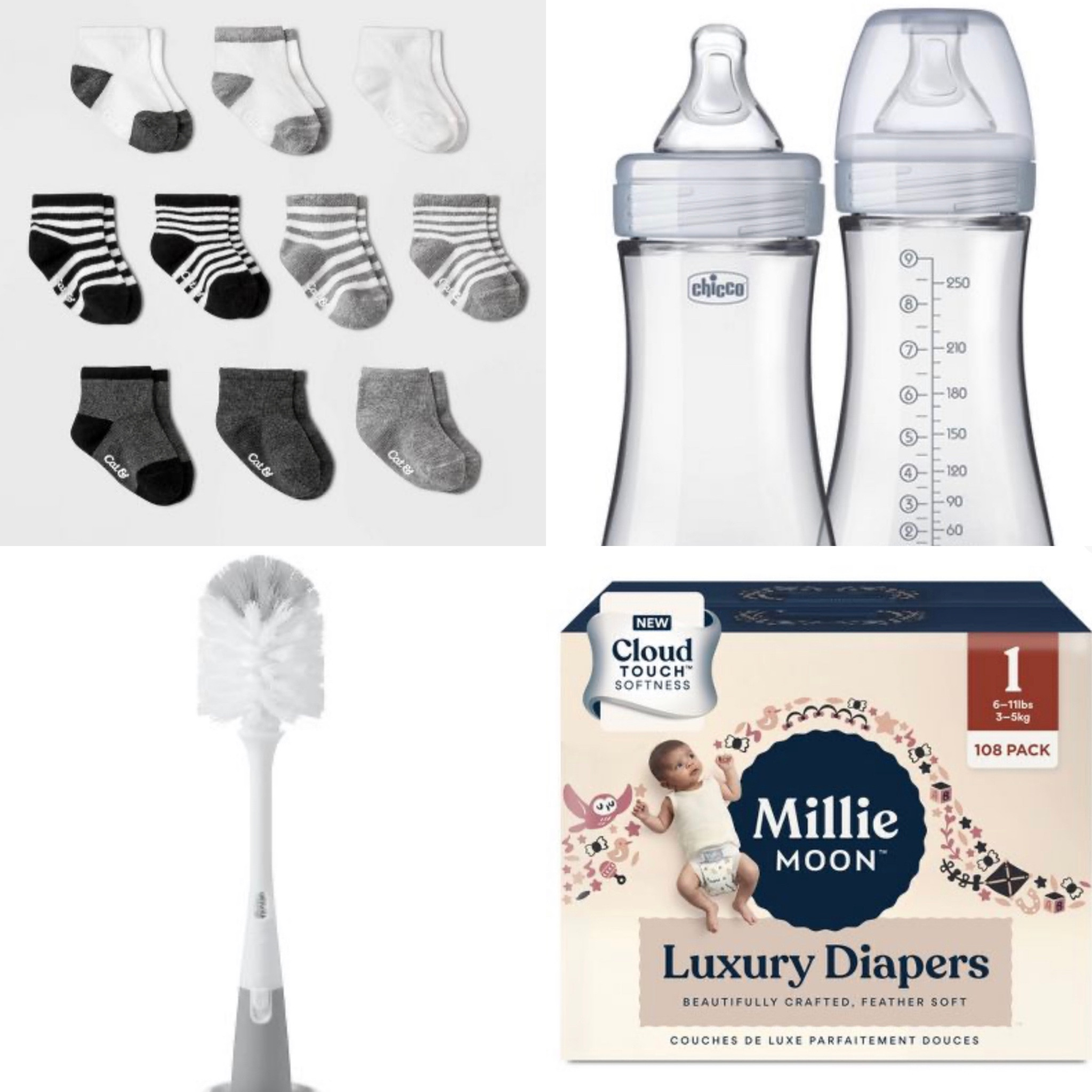 Target. Baby Shower. Baby Gift Ideas. Baby Socks. Baby Bottle. Baby Bottle Cleaner. Diapers. Gift Guide. Sale Alert  

#LTKbump #LTKsalealert #LTKbaby