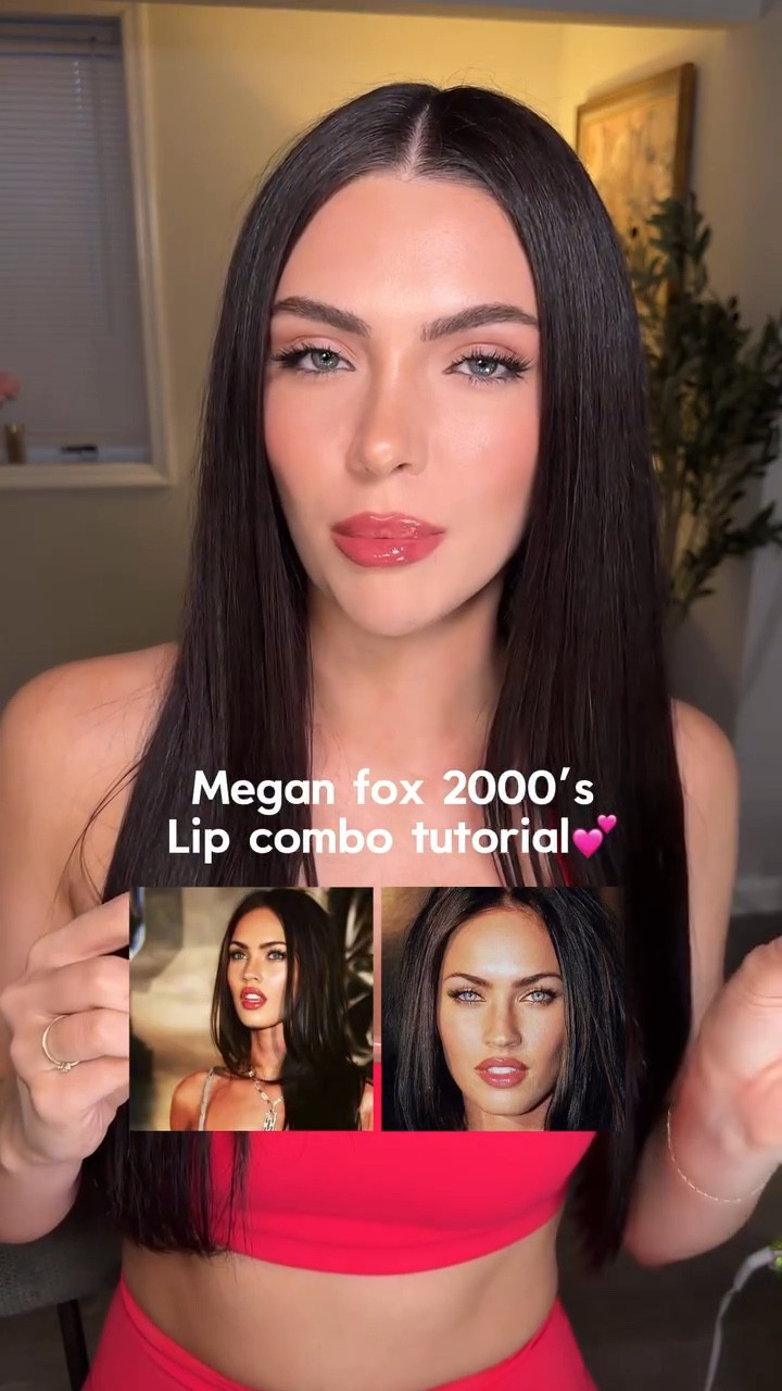 Megan fox early 2000s lip combo tutorial 💕
Everything I used is linked in my ShopMy & LTK!

@elfcosmetics 
Lip liner shade pinky swear 

@fwee_global 
Cherry cola lip gloss shade 30% 

#makeup #makeuplook #meganfox #makeuptutorial