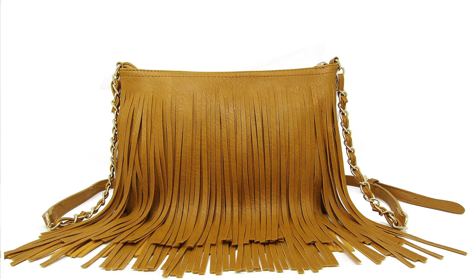 Solene Fringe Crossbody Shoulder Bag with Strap, Tassel Messenger bag, Country Style Western Frin... | Amazon (US)