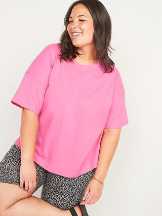 Loose Vintage Crew-Neck Plus-Size Tee | Old Navy (US)