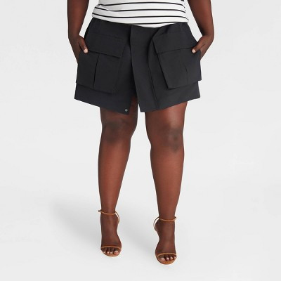 KBB by KAHLANA Women's 'The Cargo Skort' - Black XXL | Target