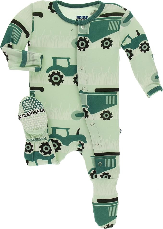KicKee Pants Print Footie with Snaps | Amazon (US)