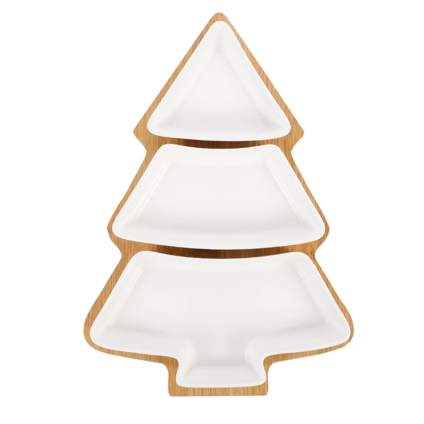 Angoily Christmas Tree Shaped Platter Ceramic Christmas Serving Tray Dishes for Entertaining, Foo... | Amazon (US)