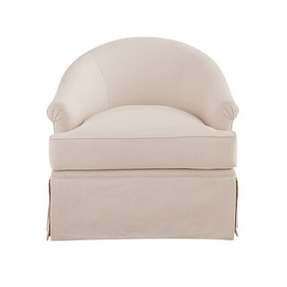 Willa Swivel Chair with Barrel Back & Petite Rolled Arms | Ballard Designs, Inc.