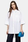 Plain White Poplin Shirt | Topshop US