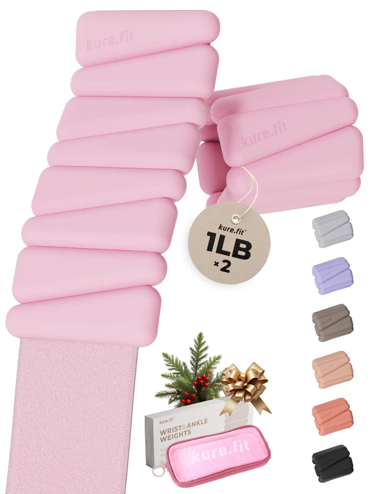 Pilates Weight | Wrist & Ankle Weights for Women | Weighted Bangles | 1LB/ 2LB Each (Set of 2) | Amazon (US)