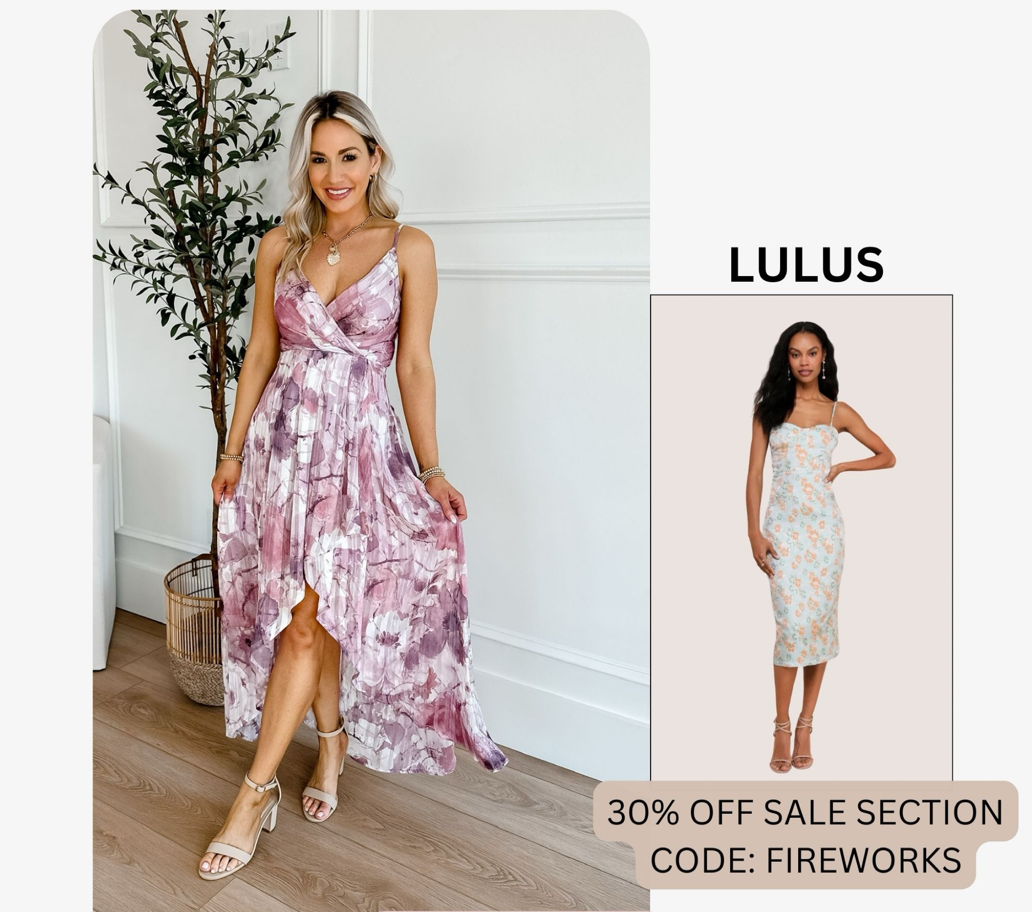 Lulus sale alert! They have the best affordable wedding guest dresses! Use code: FIREWORKS for an extra 30% off sale items 

#LTKStyleTip #LTKSaleAlert #LTKSeasonal