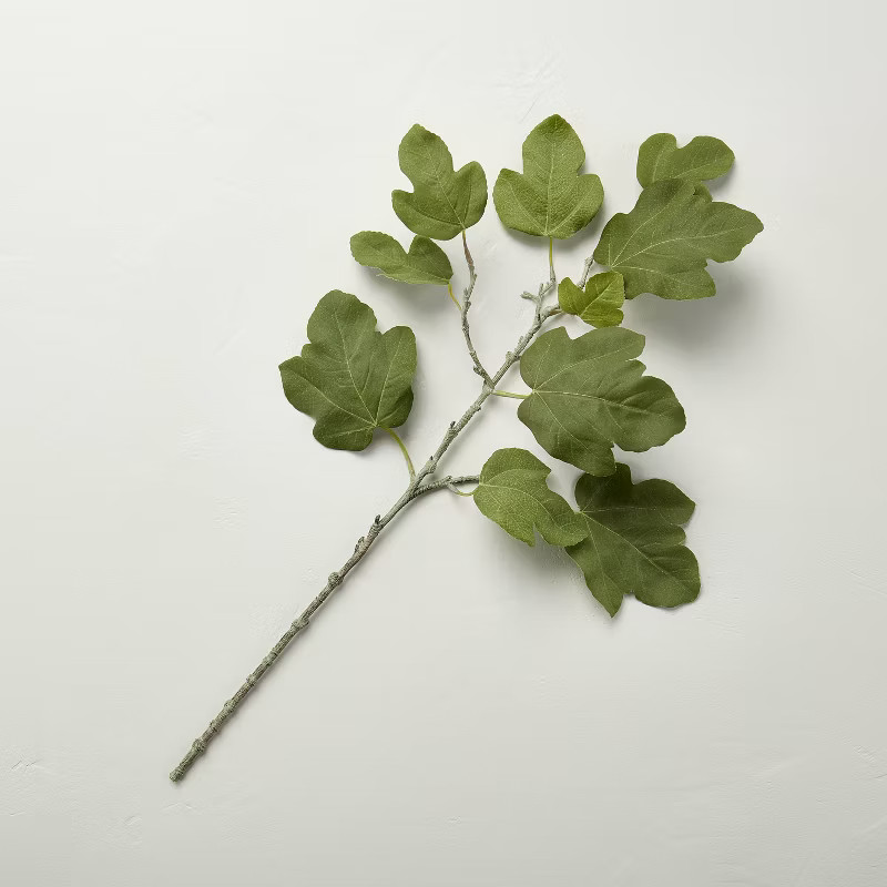 25" Faux Fig Leaf Stem - Hearth & Hand™ with Magnolia | Target
