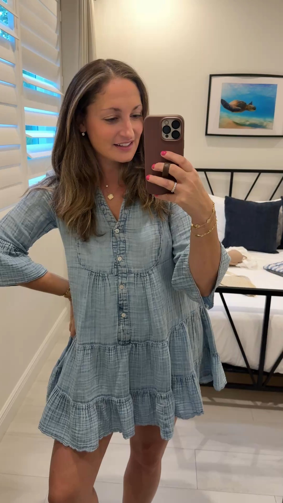 Out to dinner on vacation and this is what I’m wearing: my favorite Faherty dress, electric picks necklace and Dorsey earrings! Casual and so, so comfortable. 

#LTKFindsUnder100 #LTKFindsUnder50 #LTKootd