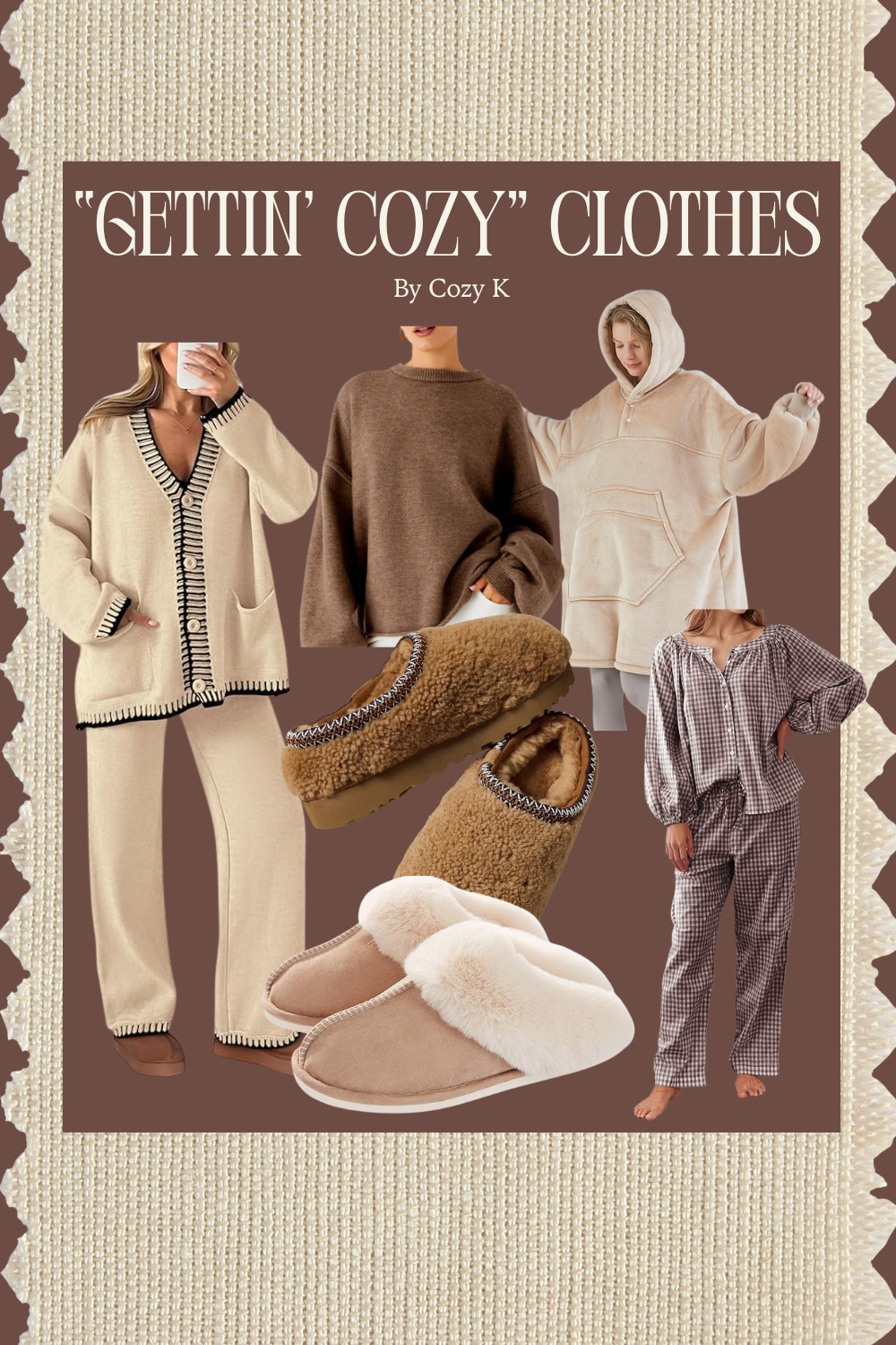 my kinda loungewear for those extra cozy days 💅🤎 

 #LTKselfcare #LTKSeasonal #LTKHome