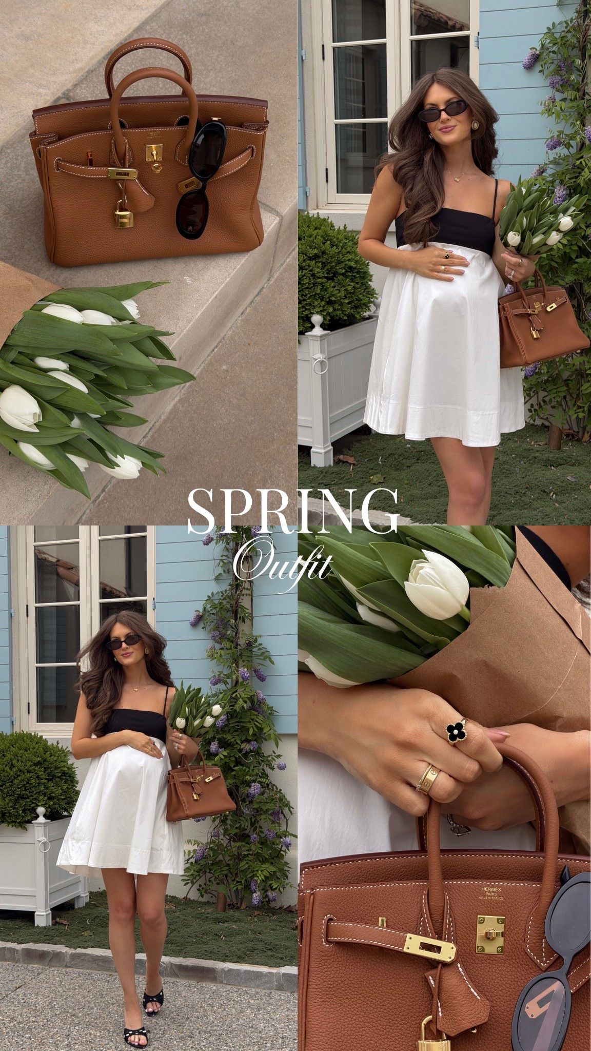 The perfect spring outfit 🤍 not maternity I just sized up! 

#LTKootd #LTKBeauty #LTKSeasonal