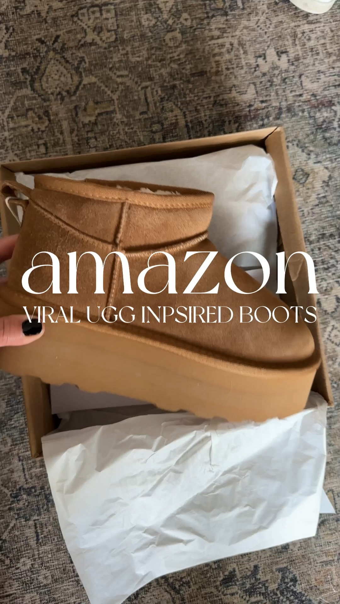 Viral amazon inspired Ugg platform boots with the hype! Wearing TTS and half of what Uggs run. Fully stocked! 

#LTKshoecrush #LTKGiftGuide #LTKHoliday