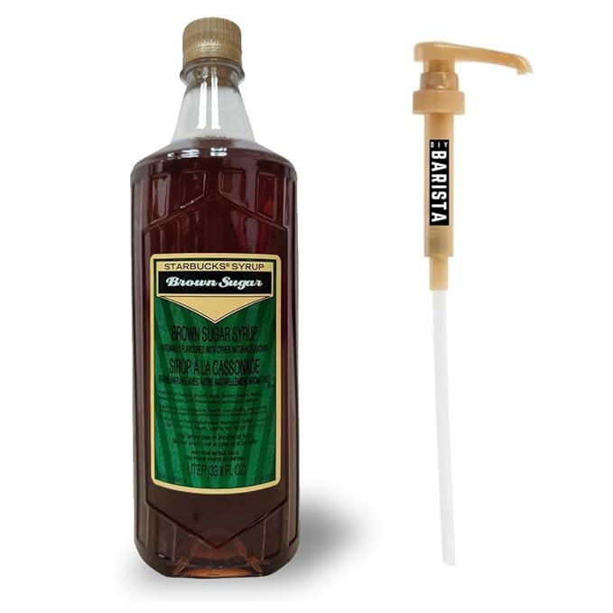 Brown Sugar Syrup 1 Liter Bottle Bundle - Authentic BrownSugar Syrup, Premium Brown Sugar Taste -... | Amazon (US)