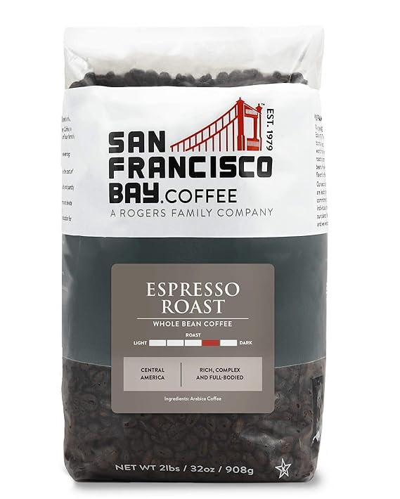 SAN FRANCISCO BAY Coffee Pete's Espresso Blend Whole Bean 2LB (32 Ounce) Dark Roast (Packaging Ma... | Amazon (US)