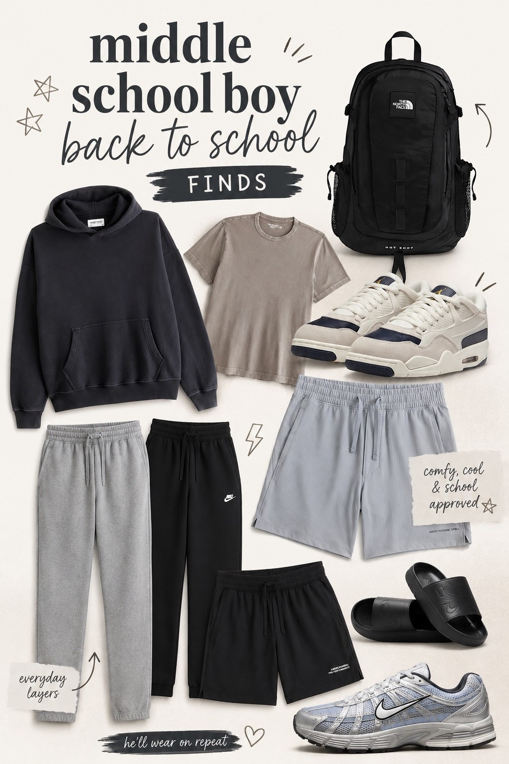 Middle school boy back to school finds 🙌🏻 Sharing some of the things Jaxon picked out for 8th grade this year! Lots of comfy basics, neutral colors and shoes he’ll actually wear on repeat. Everything is linked here!

#LTKmomlife #LTKSaleAlert #LTKKids