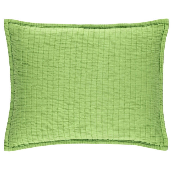 Boyfriend Lime Matelassé Sham | Annie Selke