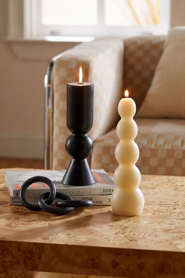 Shaped XL Pillar Candle | Urban Outfitters (US and RoW)