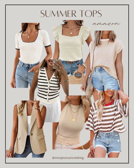 Trendy Amazon, summer tops for women, sleeveless blazer, oversize tees, neutral tops, sweater, best button-down

#LTKStyleTip #LTKSummerSales #LTKFindsUnder50
