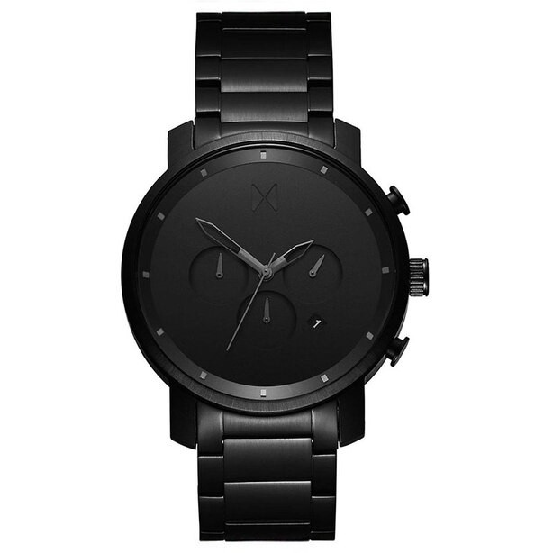 Men's Chrono Collection Watch, Black Link 45mm | Indigo (CA)