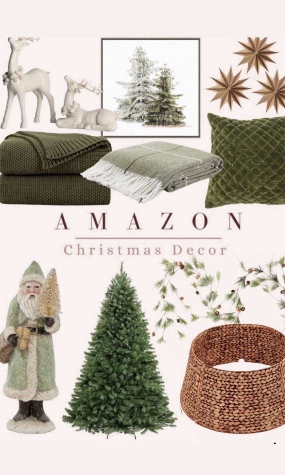 Christmas decor that reminds me if Ralph Lauren.  Luxe vibes for less #LTKhome 

#LTKHoliday #LTKSeasonal