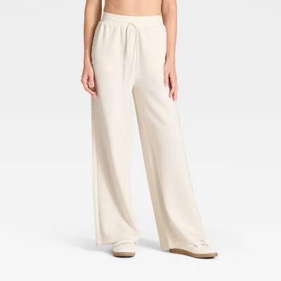 Women's Airy Sleek Wide Leg Sweatpants - All In Motion™ | Target