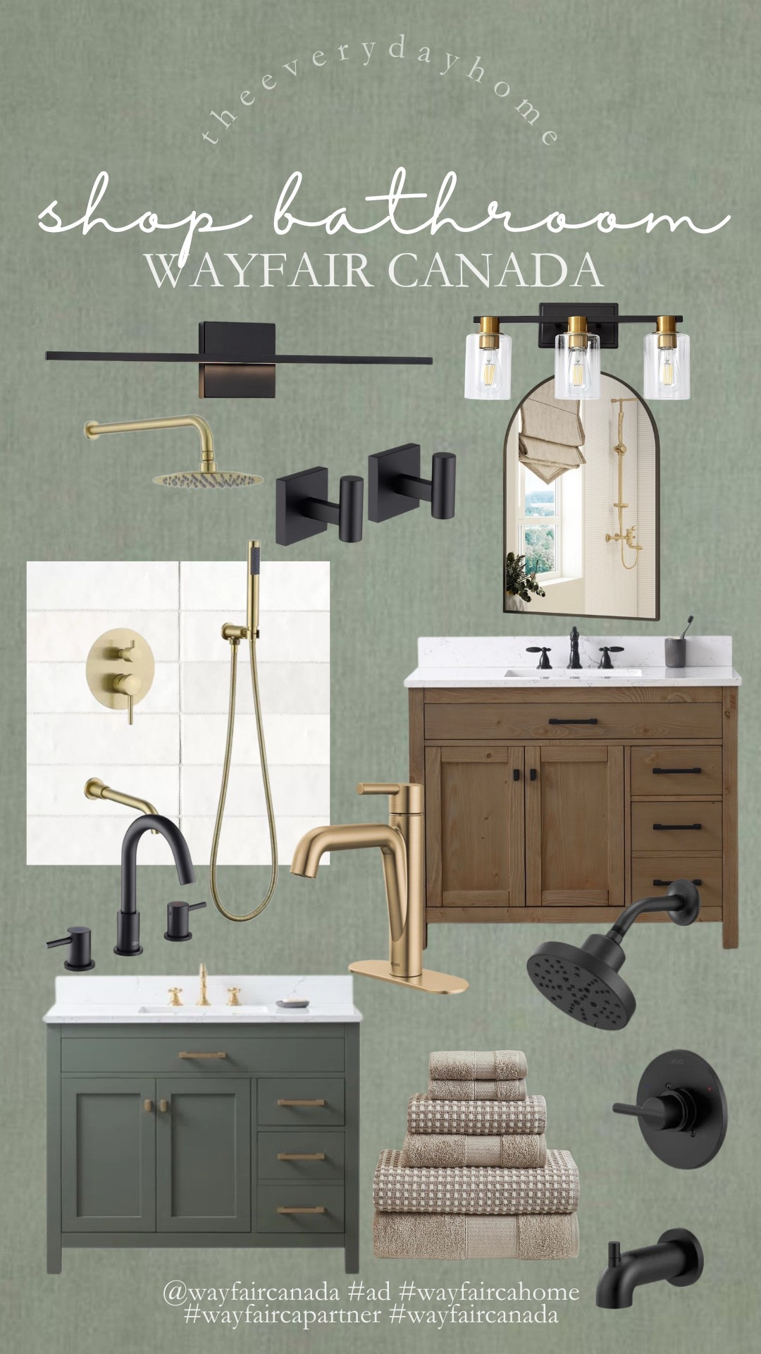 Shop our bathroom on Wayfair Canada during the Victoria Day Clearance (up to 70% off)! #ad #wayfaircahome #wayfaircapartner #wayfaircanada

#LTKsale #LTKcanada