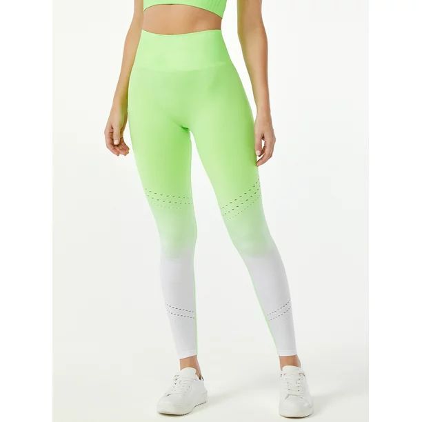 Sofia Active by Sofia Vergara Women's High Waisted Seamless Contour Leggings - Walmart.com | Walmart (US)