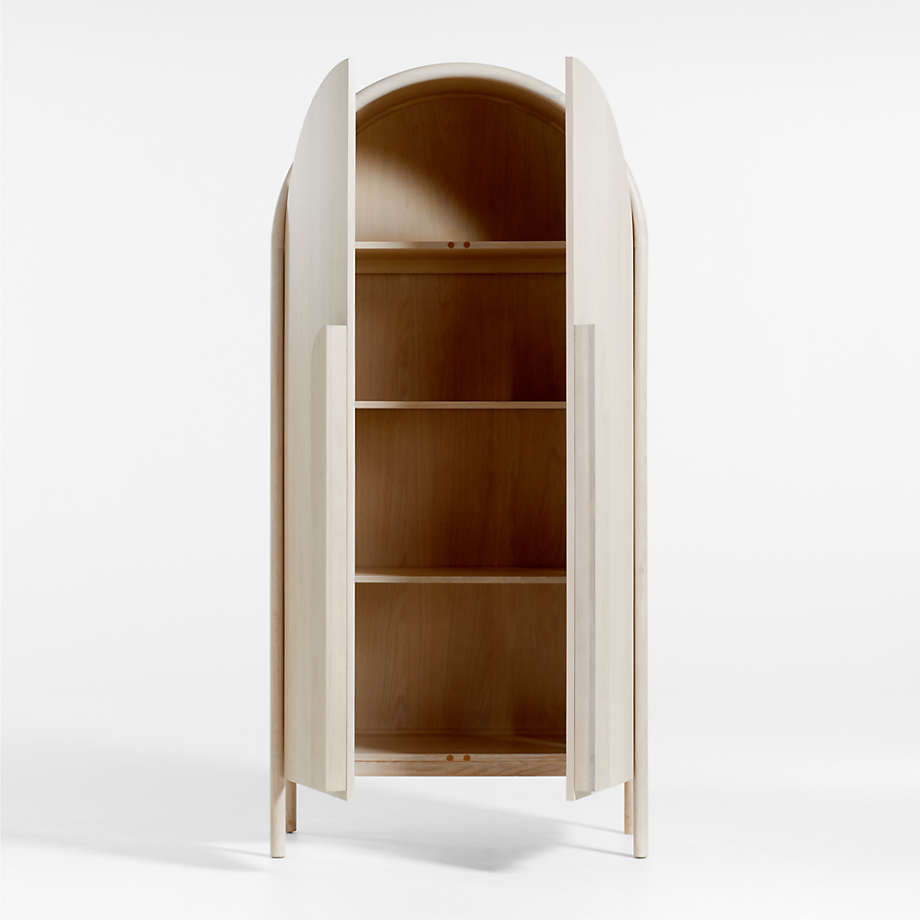 Annie Natural Storage Cabinet by Leanne Ford + Reviews | Crate & Barrel | Crate & Barrel