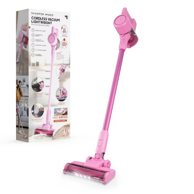 Sharper Image 2-in-1 Brushed Motor Cordless Stick and Handheld Vacuum Pink | Target