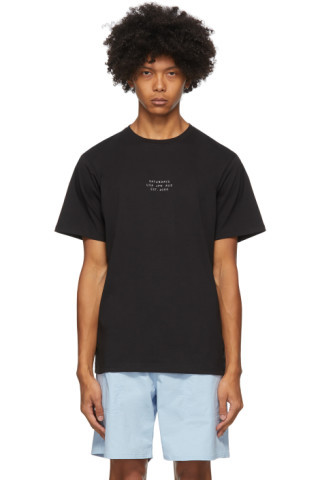 Saturdays NYC - Black Seasonal United T-Shirt | SSENSE