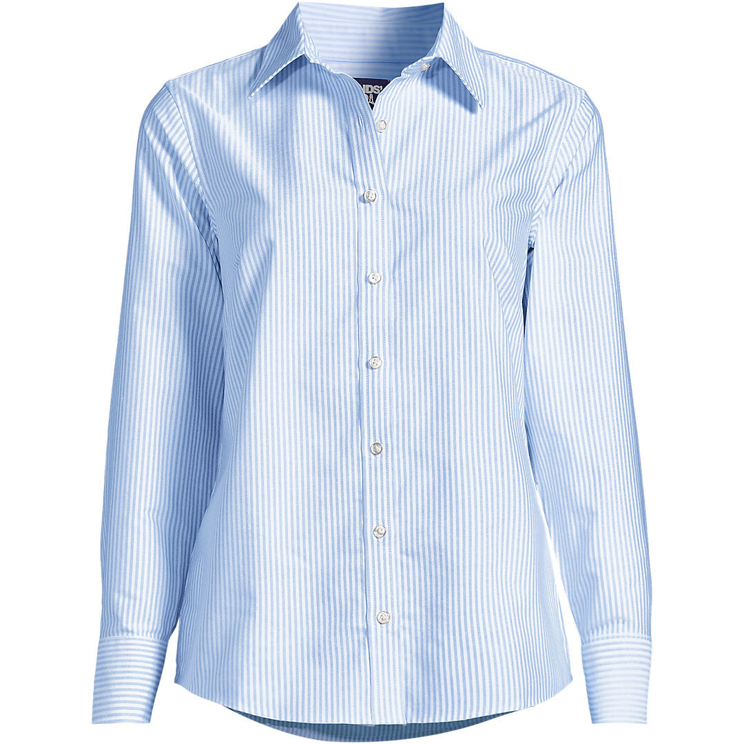 Women's Long Sleeve Oxford Shirt | Lands' End (US)