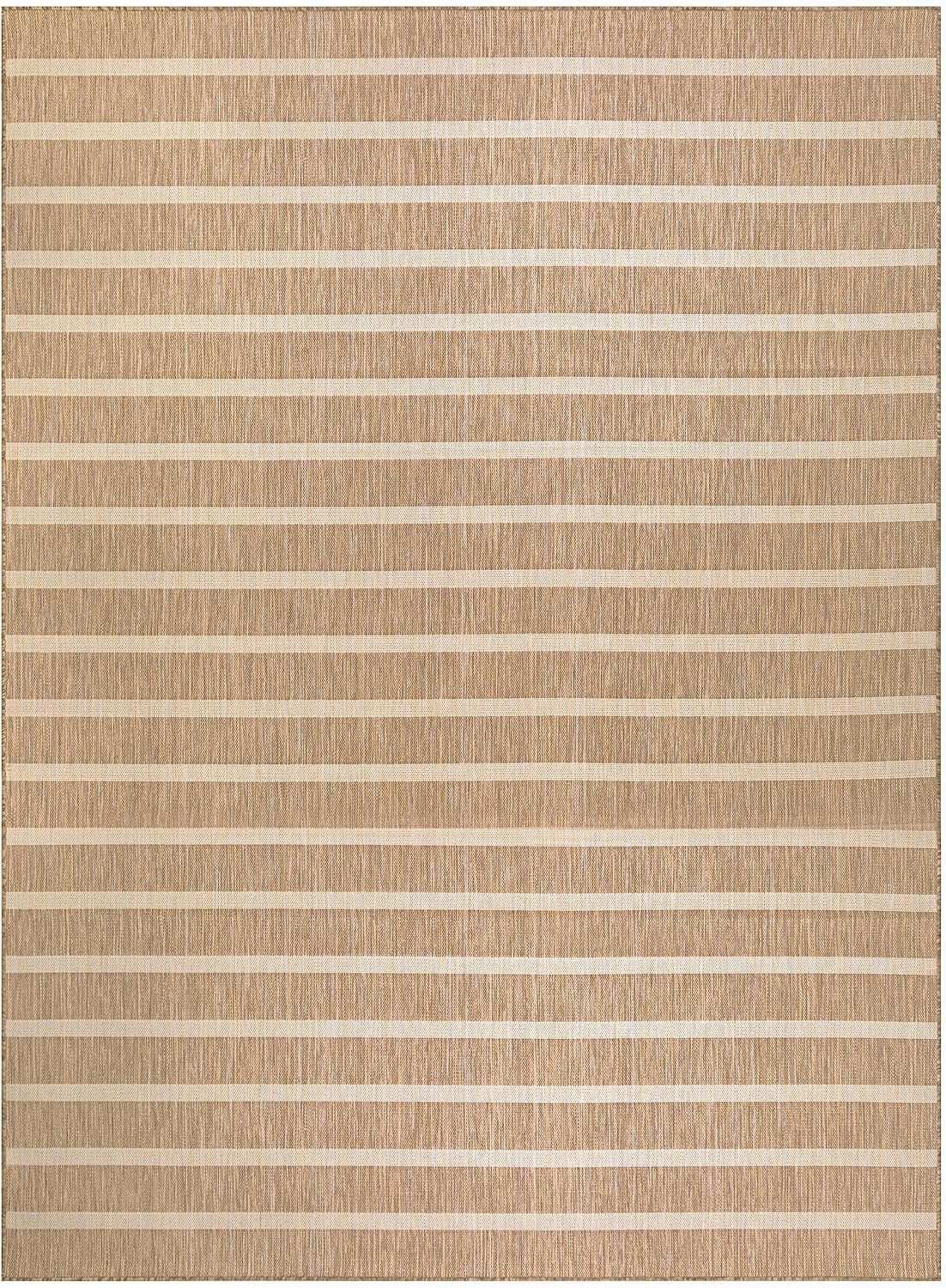 Nourison Home Positano Beige Ivory 8' x 10' Area Rug - Easy Clean, Non Shedding, Bed Room, Living... | Amazon (US)