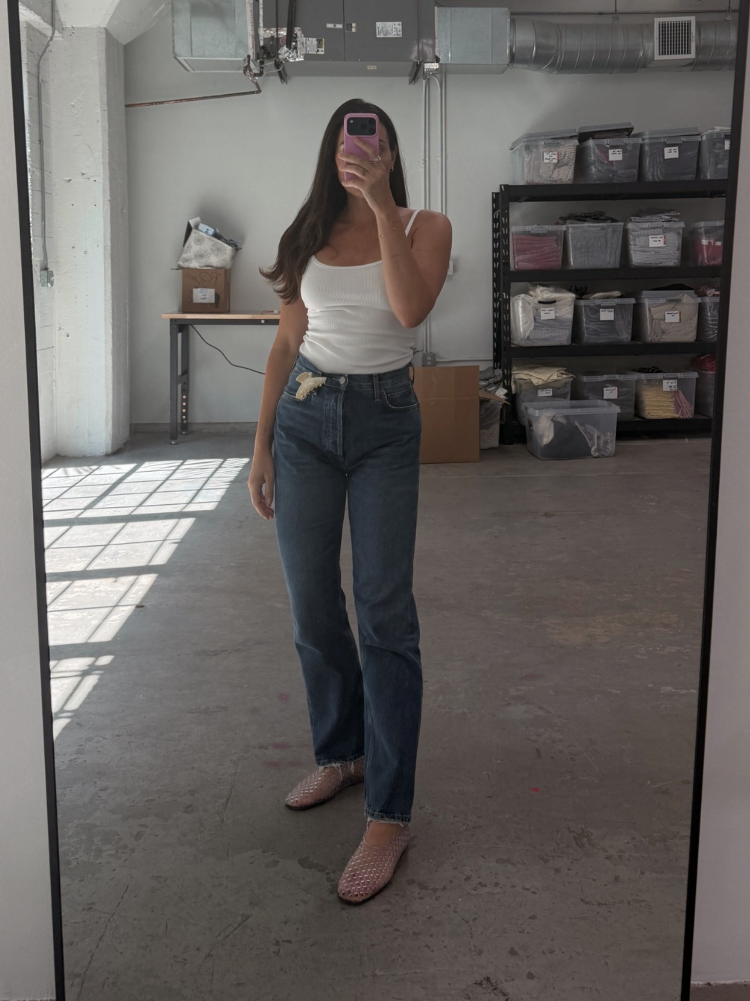 Tried and true tank 
Size small belen15
Size 26 denim 
Jellies run TTS

#LTKootd #LTKOver40 #LTKdayinmylife
