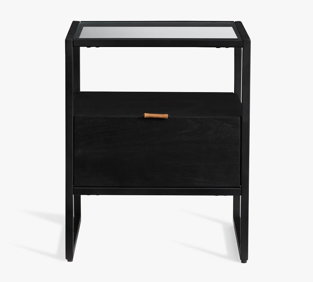 Hardy 18&amp;quot; Nightstand, Black | Pottery Barn (US)