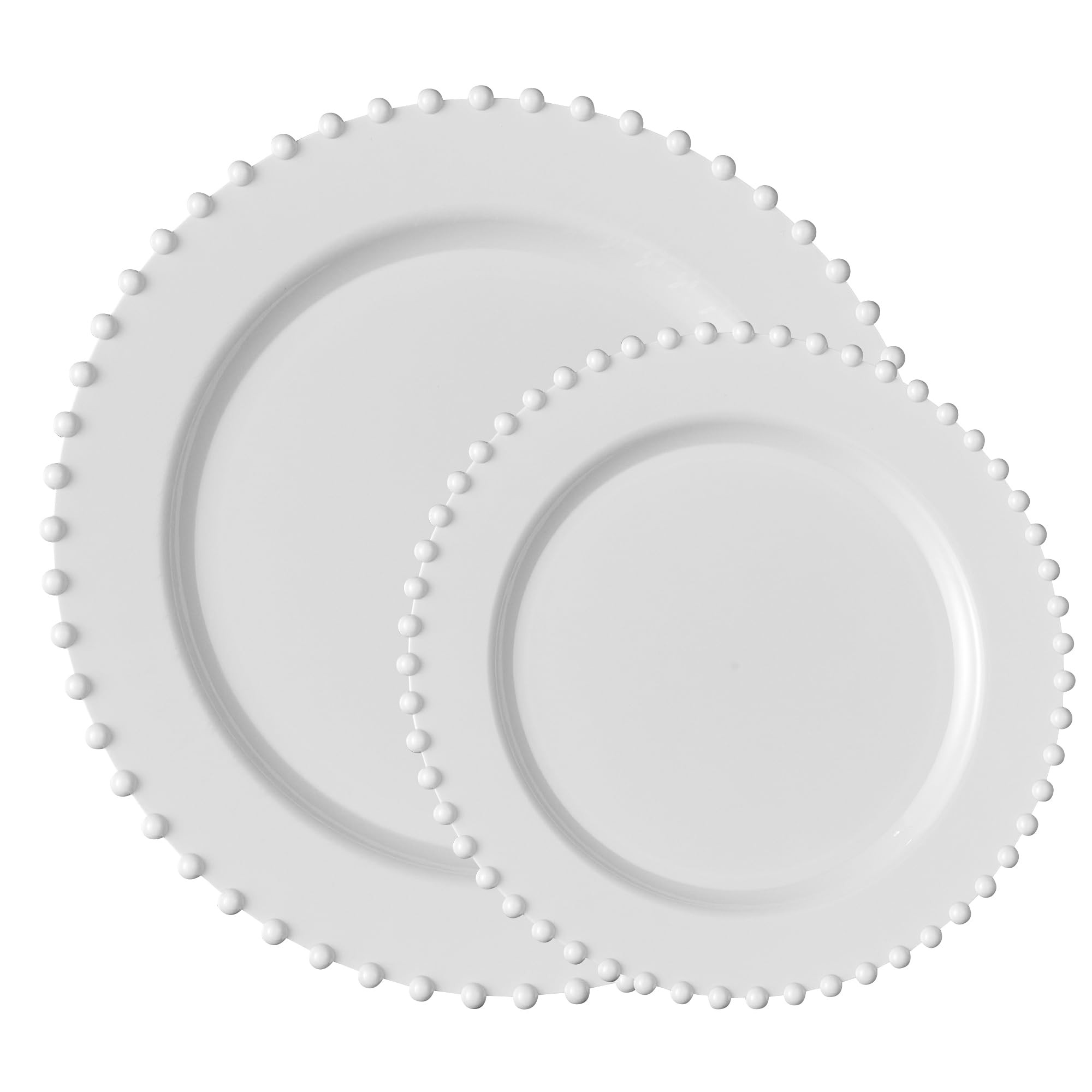 PLASTICPRO 32 Piece Combo Plastic Dinner Plates Disposable Plastic Fancy Heavy Duty Party Dishes ... | Amazon (US)