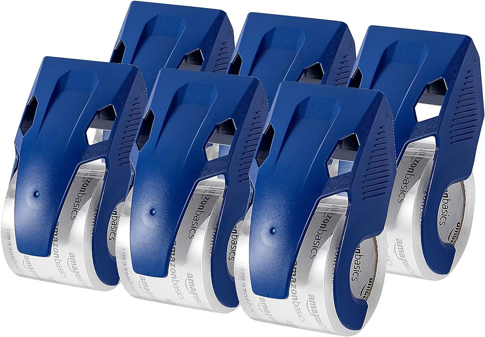 Amazon Basics Heavy Duty Packaging Tape with Dispenser for Shipping, Clear, Packing and Moving Su... | Amazon (US)
