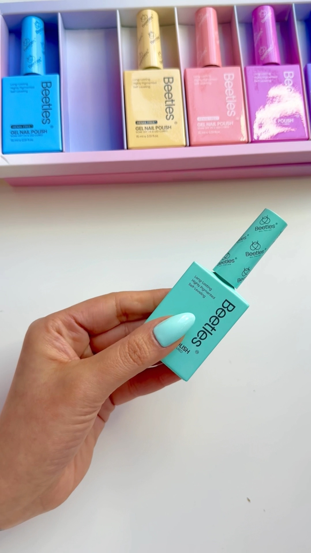 Spring Summer 2025 Gel Polish Set! Not baby shower pastels yall!! One coat and that’s it! #amazonbeauty #nails #nailinspo #pastel #springbeauty 

#LTKSeasonal #LTKWatchNow #LTKBeauty