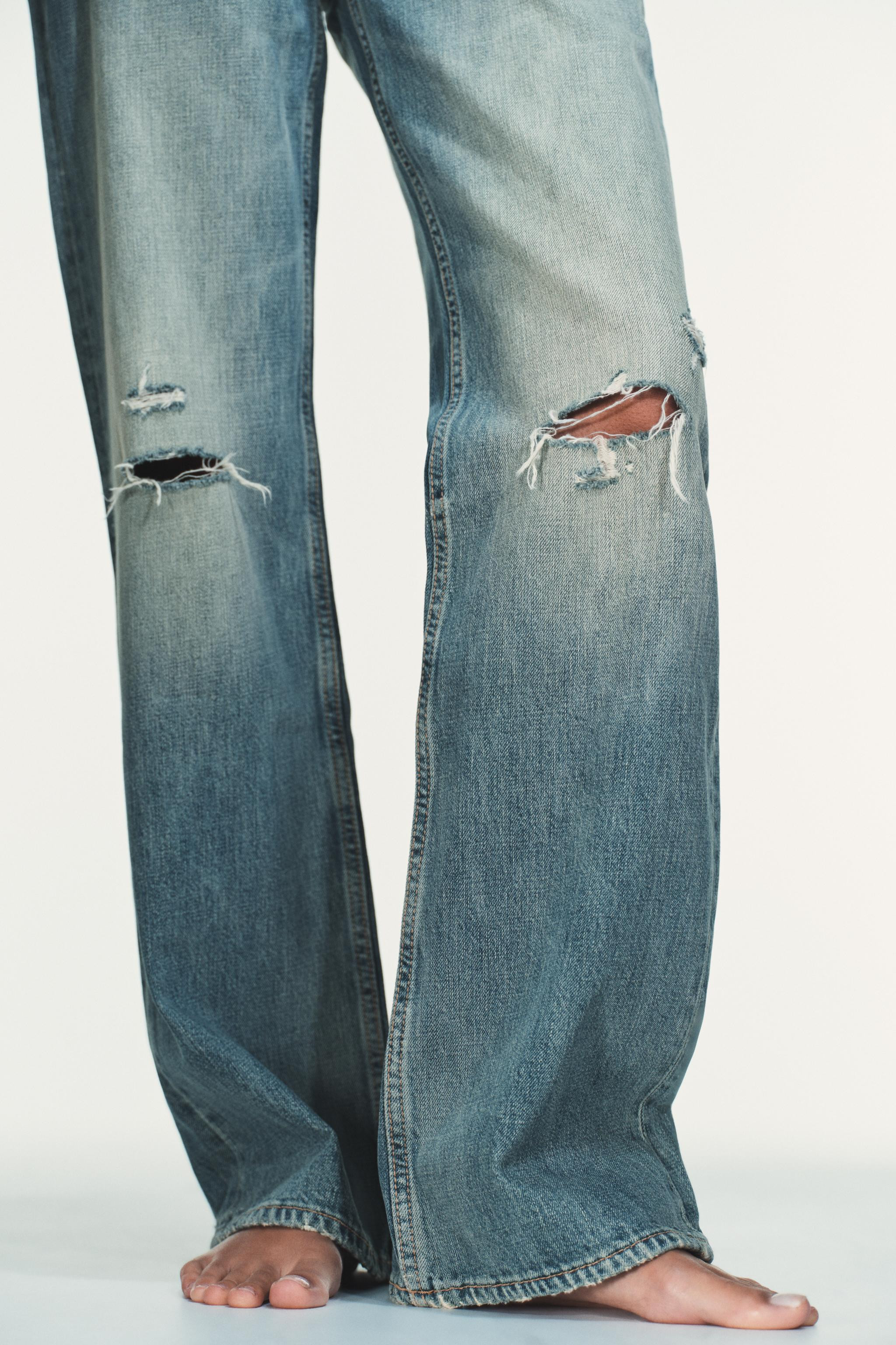 TRF WIDE LEG LOW RISE JEANS | Zara US