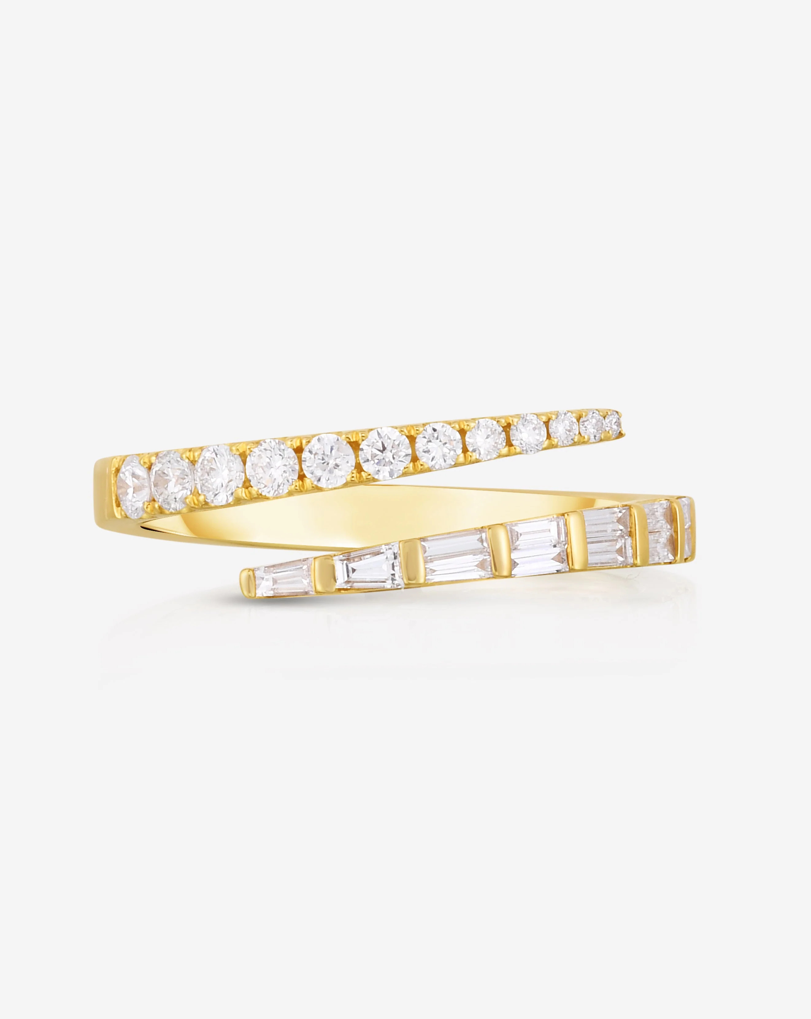 Luxe Open Diamond Wrap Ring | Ring Concierge