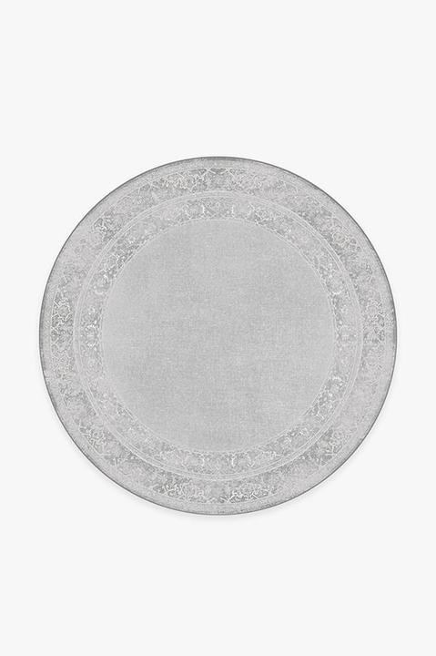 Maral Border Vintage Grey Rug | Ruggable