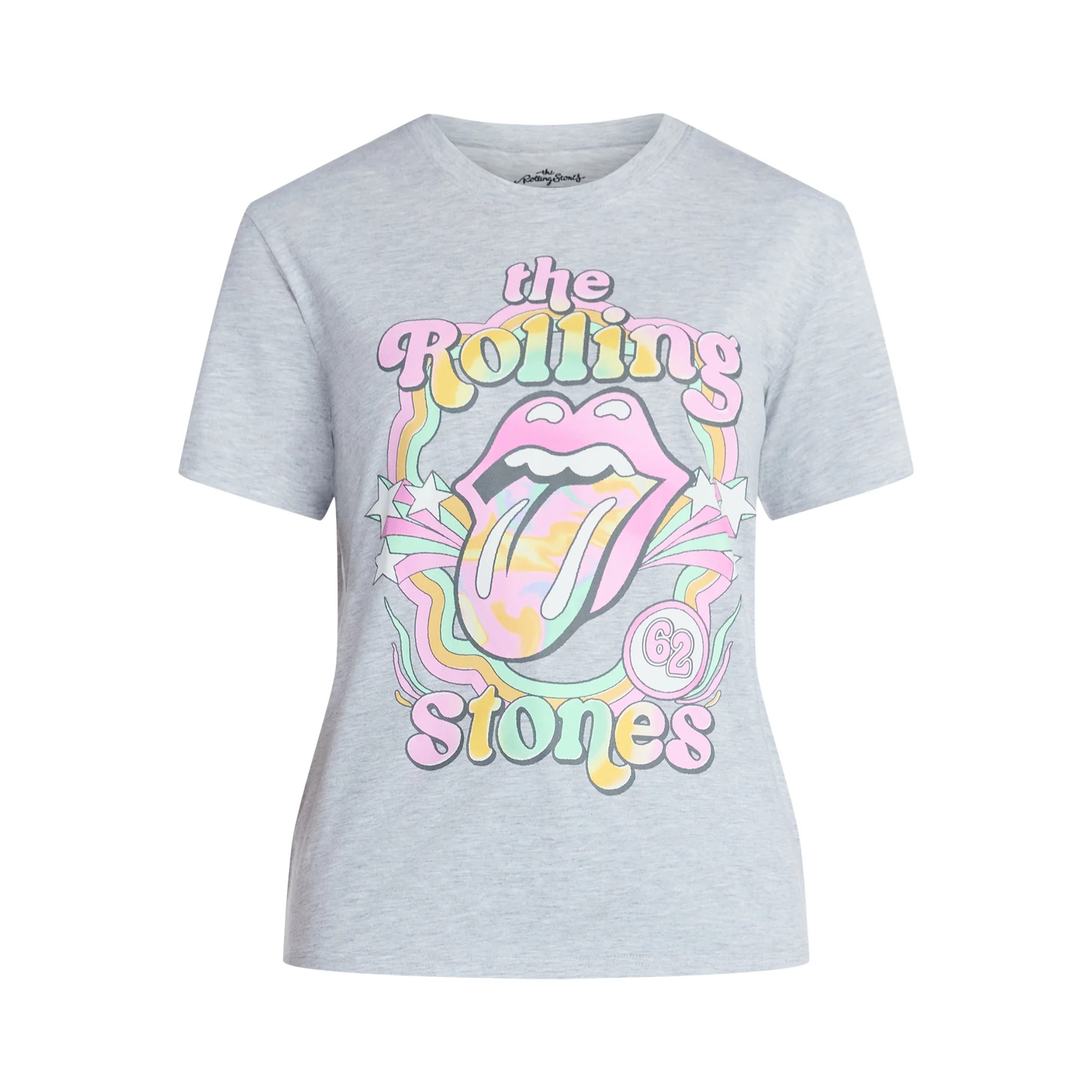 The Rolling Stones Women's Graphic Tee with Short Sleeves, Sizes XXS-XXL | Walmart (US)